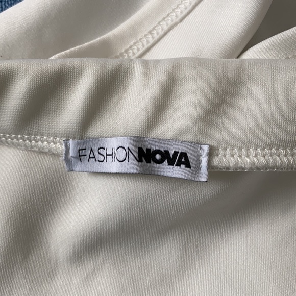 Fashion Nova WhiteTube top says “Baby” OS - Picture 4 of 4